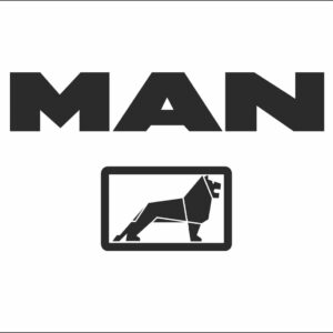 Man Truck Logo vinyl graphic