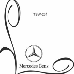 Mercedes Benz side window truck Graphic