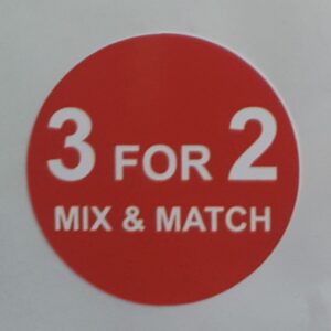 3 for 2 Mix & Match Stickers
