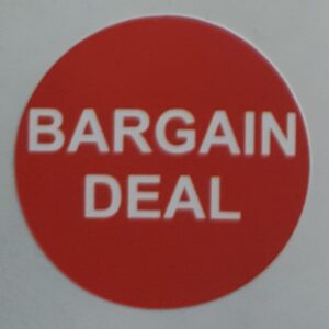Bargain Deal Stickers
