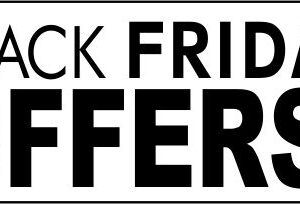 Black Friday Offers shop window sticker