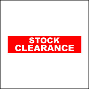 Stock Clearance Posters